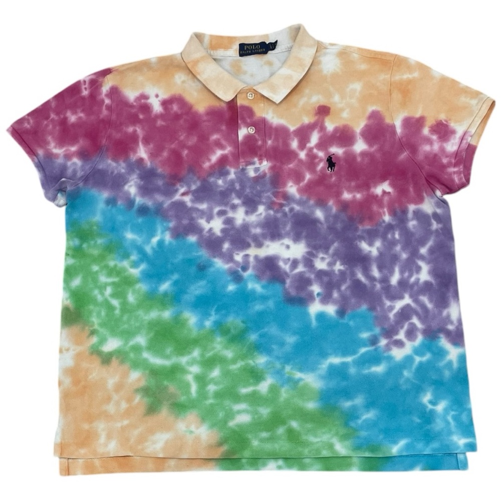 Tie Dye Ralph Lauren Polo Shirt (L)